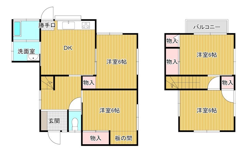 戸建　周南市大字須々万本郷333-10 間取図・土地図