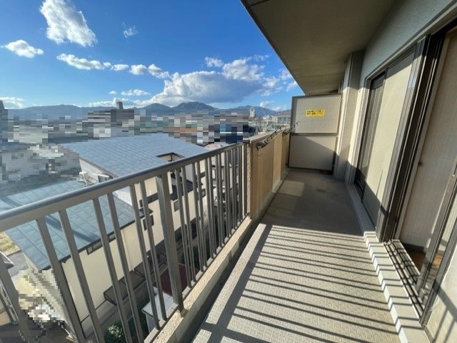 戸坂第２CO-OPマンション 現地写真（バルコニー）