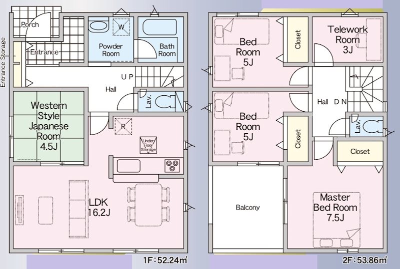 姫路市丸尾町第1　全3邸　3号棟    間取り図