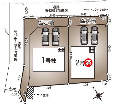 姫路市広畑区西蒲田第15Ⅱ期　全2邸　1号棟  その他