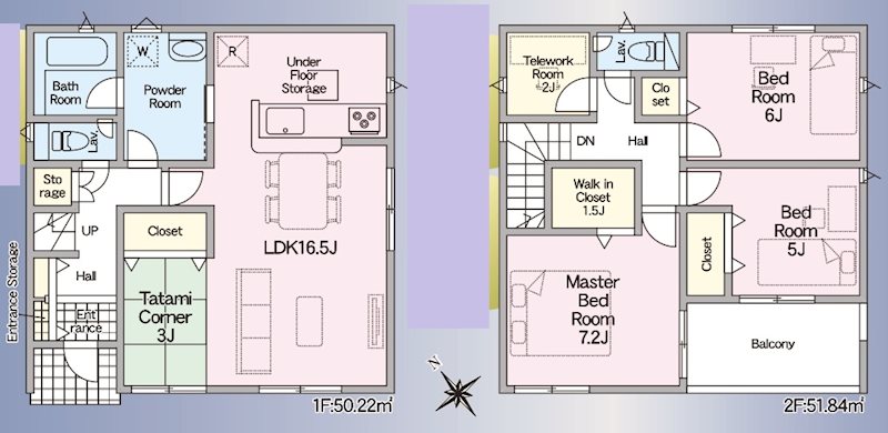 赤穂市塩屋第3　全1邸　1号棟 間取り図