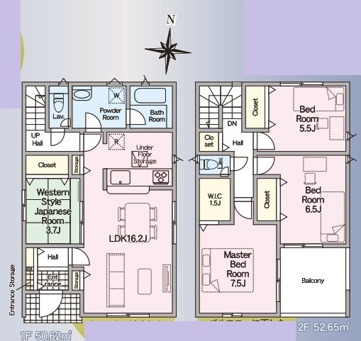 姫路市御国野町国分寺第7 2期　全2邸　4号棟   間取り図