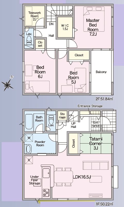 姫路市青山第8　全3邸　5号棟    間取り図
