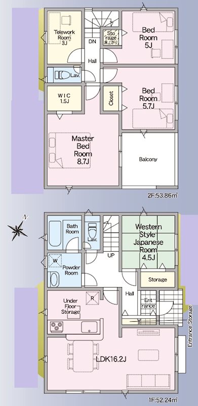 姫路市青山第8　全3邸　6号棟   間取り図
