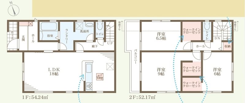 姫路市大津区西土井　全1邸　1号棟  間取り図