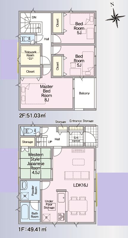 姫路市勝原区山戸第4　全4邸　3号棟   間取り図