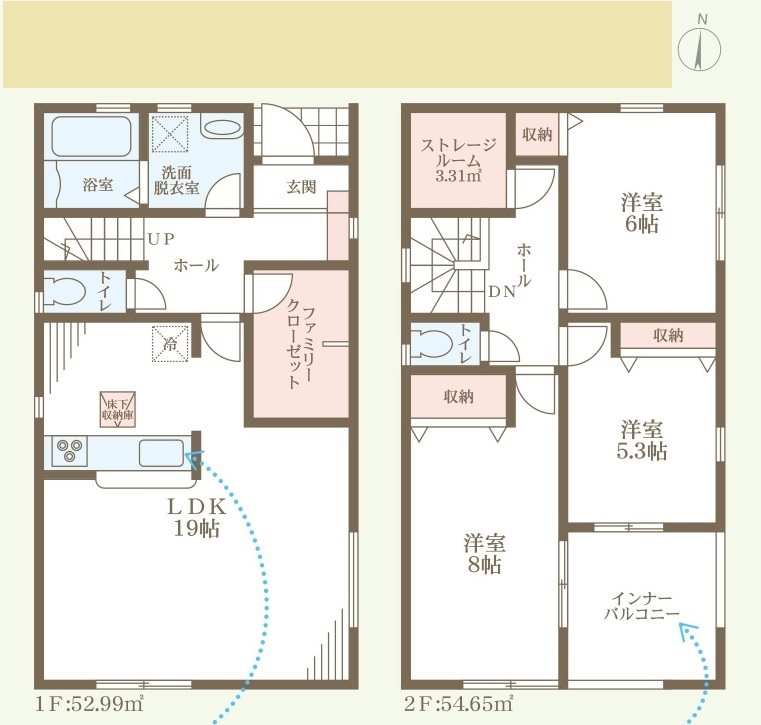 赤穂市板屋町2期　全3邸　3号棟      間取り図