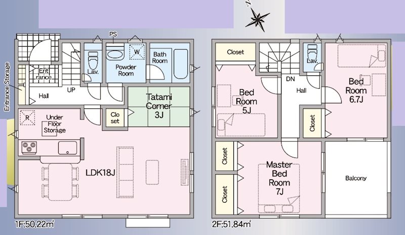 赤穂市塩屋第4　全1邸　1号棟  間取り図