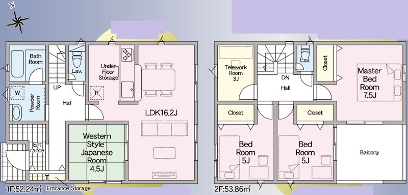 姫路市四郷町山脇第12　全1邸　1号棟 間取り図