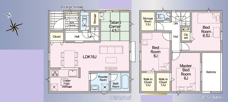 姫路市御立西第4　全1邸　1号棟 間取り図
