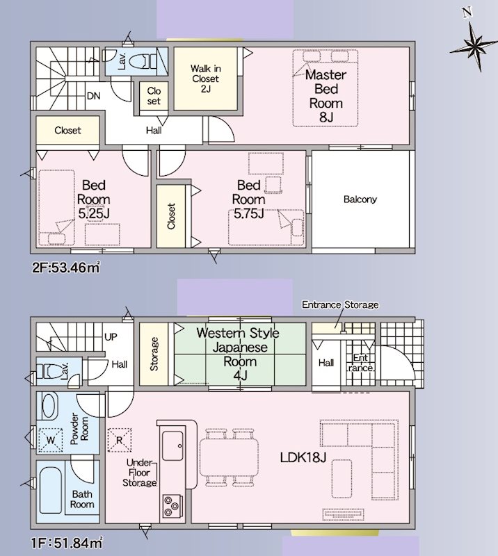 姫路市勝原区山戸第4Ⅱ期　全3邸　6号棟  間取り図