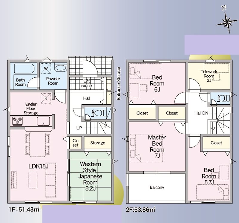 姫路市勝原区山戸第4Ⅱ期　全3邸　7号棟  間取り図