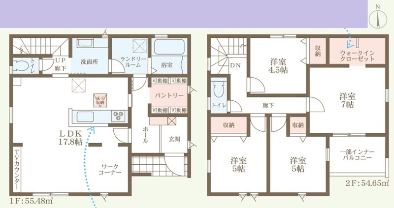姫路市田寺4期　全1邸　1号棟     間取り図