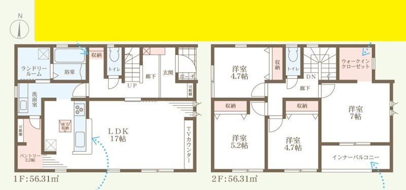 西脇市高田井町2期　全1邸　1号棟   間取り図