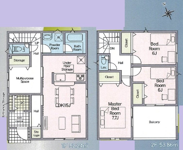 姫路市野里慶雲寺前町第1　全3邸　3号棟   間取り図
