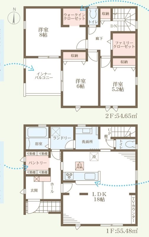 揖保郡太子町東南3期　全4邸 　4号棟  間取り図