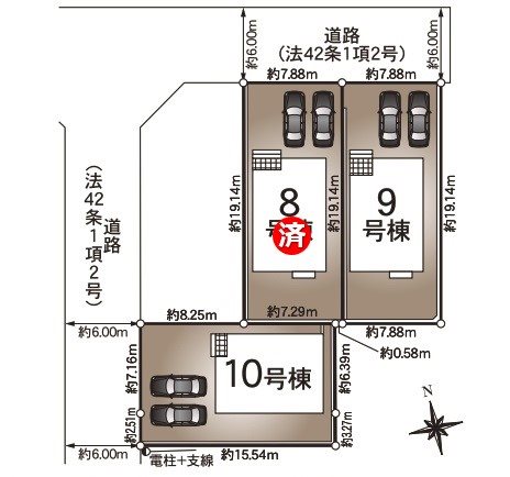 姫路市勝原区山戸第4Ⅲ期　全3邸　10号棟   区画図