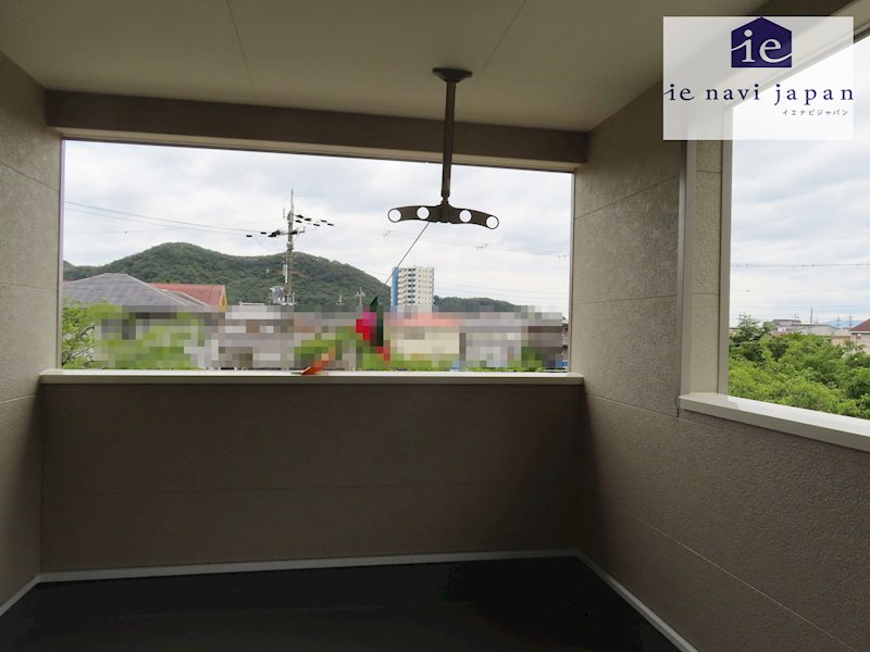 赤穂市北野中第4　全3邸　4号棟 現地写真（バルコニー）