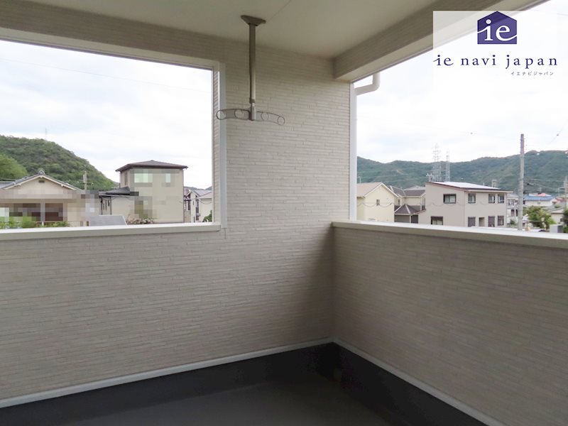赤穂市北野中第4　全3邸　5号棟  現地写真（バルコニー）
