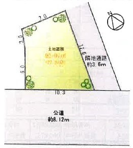 エクセレンスビルディング恵比寿2丁目　建築条件付売地 区画図