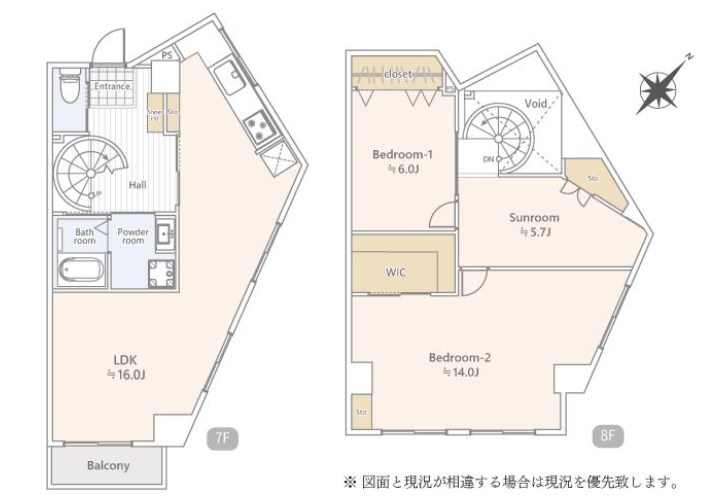 シャトレー渋谷 間取図・土地図