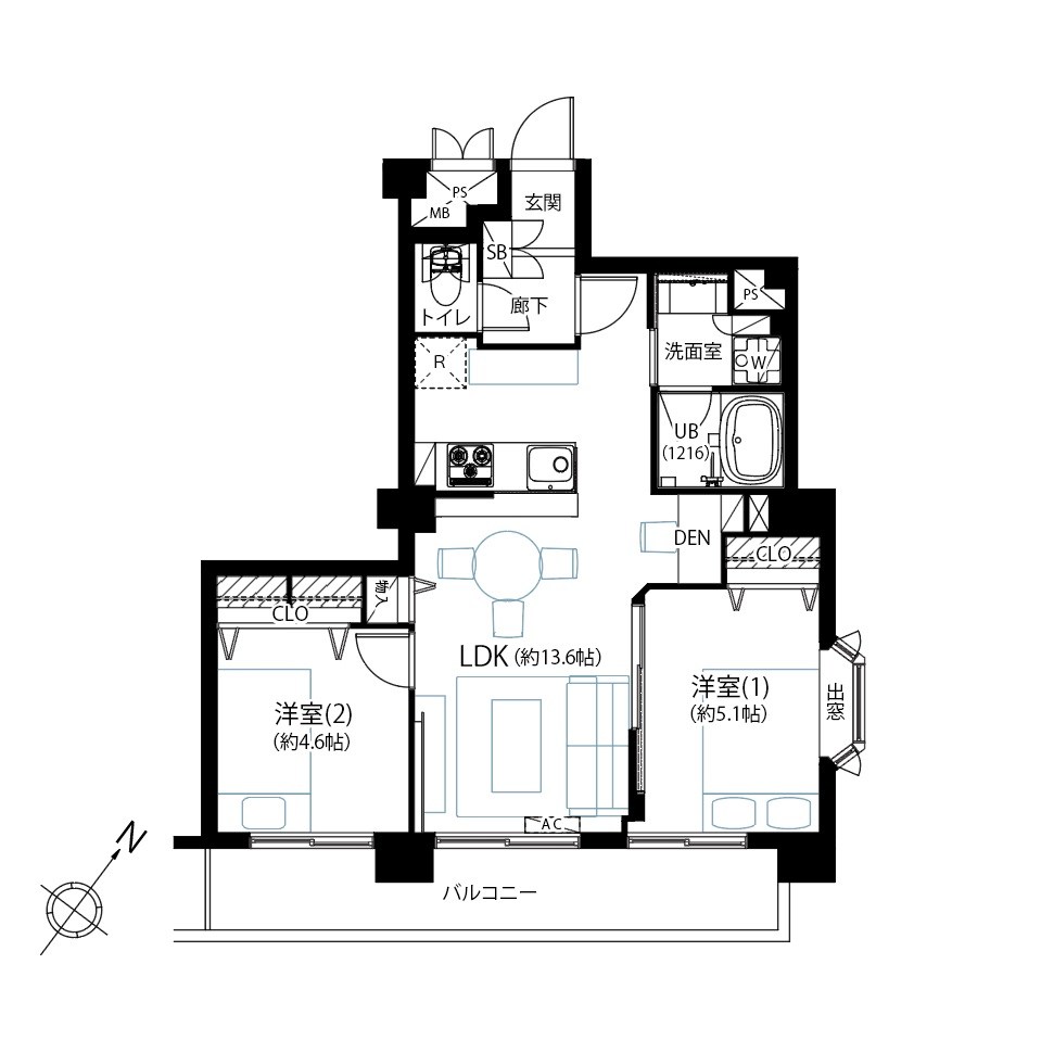 アークステージ高田馬場 間取図・土地図