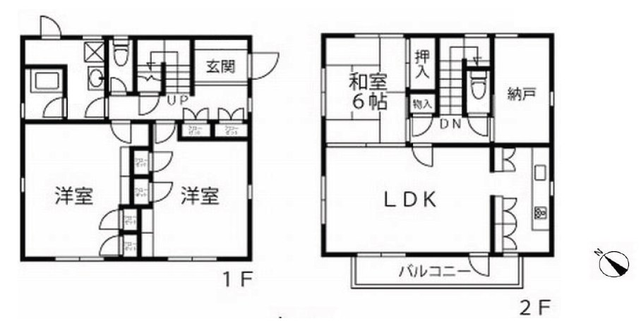 世田谷区上祖師谷２丁目　中古戸建　限定1棟 間取図・土地図