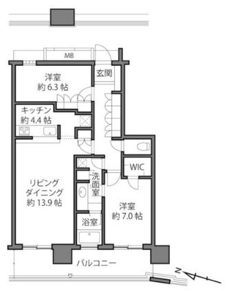キャピタルマークタワー 間取図・土地図