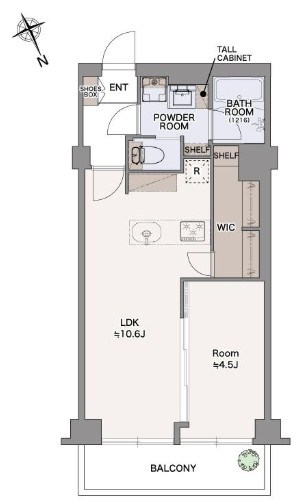 日興児玉パレス南青山 間取図・土地図