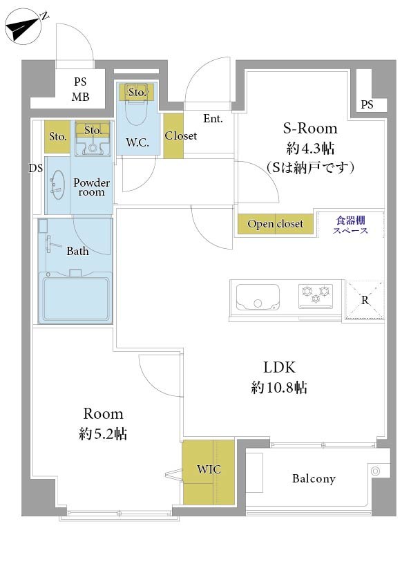 渋谷スカイレジテル 間取図・土地図