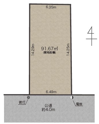 世田谷区深沢３丁目　新築戸建　全1棟 区画図