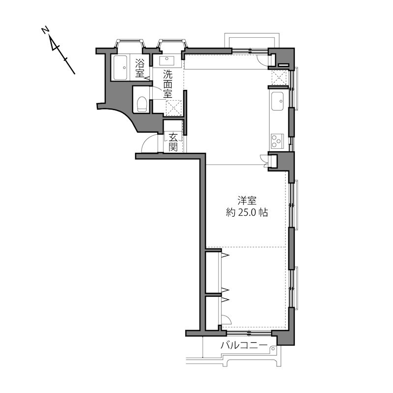 ライオンズマンション二子玉川 間取図・土地図