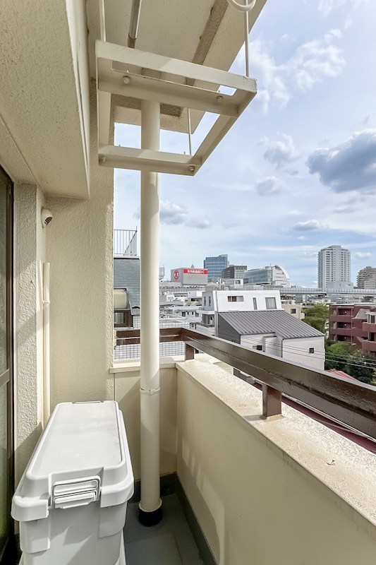 ライオンズマンション二子玉川 現地写真（バルコニー）