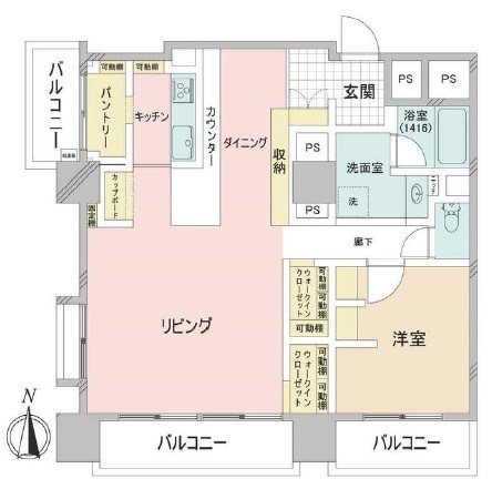 高円寺サマリヤマンション 間取図・土地図