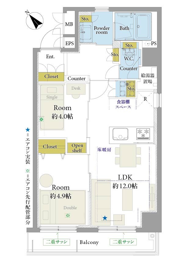 オリエントニュー赤坂 間取図・土地図