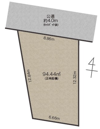 目黒区目黒本町４丁目　新築戸建　全1棟 区画図