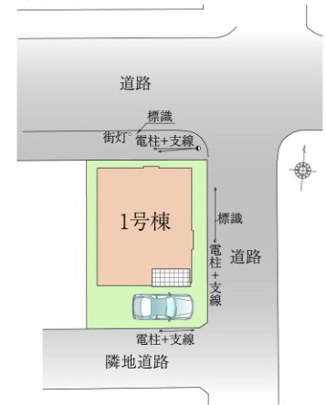 横浜市港北区新吉田東７丁目　新築戸建　1号棟 区画図