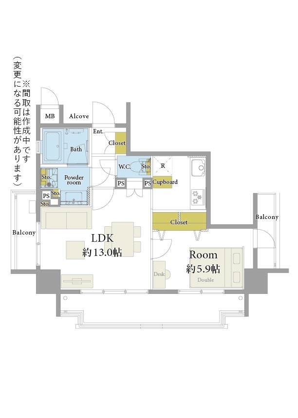 ヴィーナ・パルテール 間取図・土地図