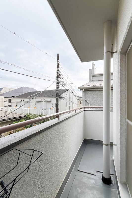 レック八幡山マンション 現地写真（バルコニー）