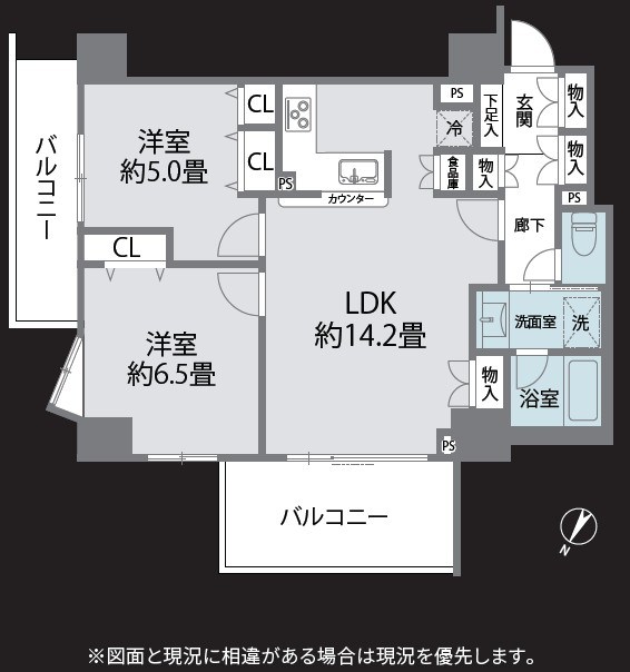 ヒルハイツ文京・春日 間取図・土地図