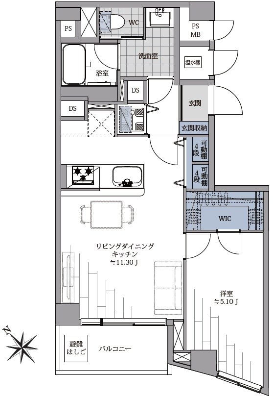 ハイツ赤坂 間取図・土地図