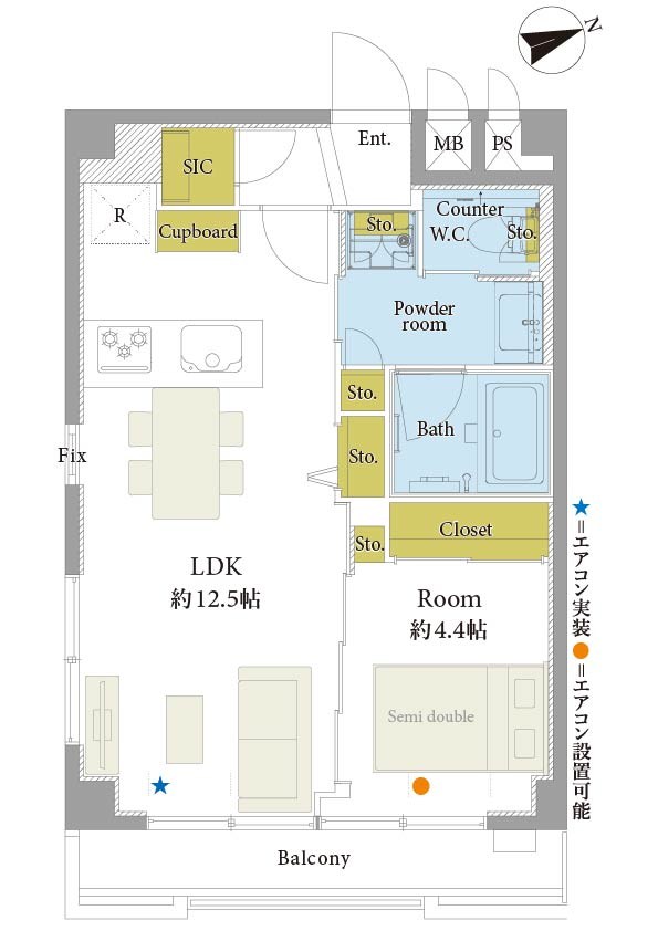 麻布イースト 間取図・土地図