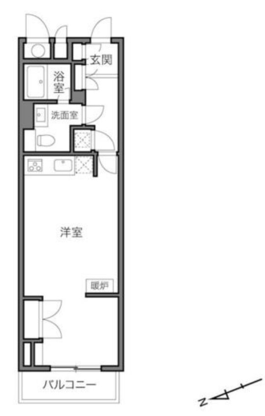 パーク・ノヴァ神宮前 間取図・土地図
