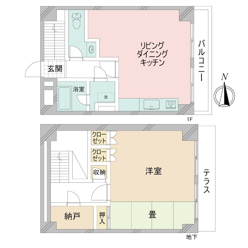早稲田ヒルサイドハイツ 間取図・土地図