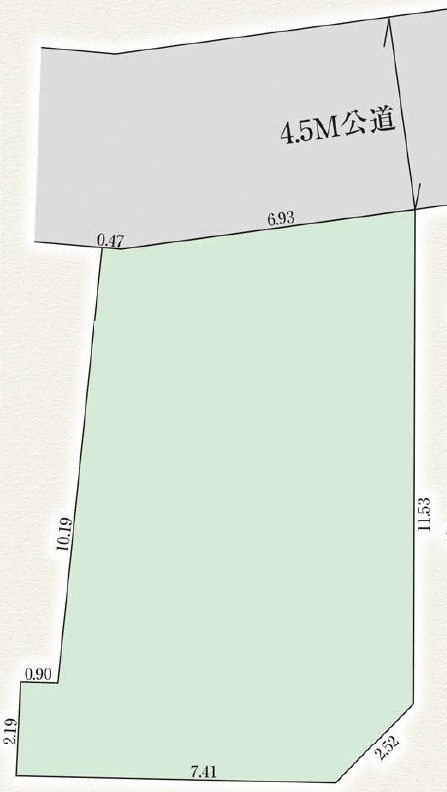 調布市深大寺東町６丁目　新築戸建　全1棟 区画図