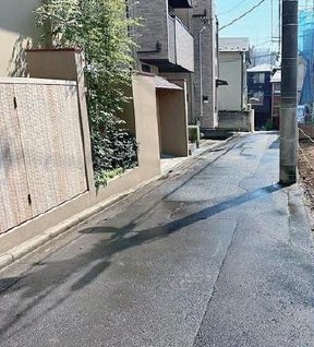 豊島区雑司が谷１丁目　売地　最終B区画 現地写真（前面道路含む現地写真）