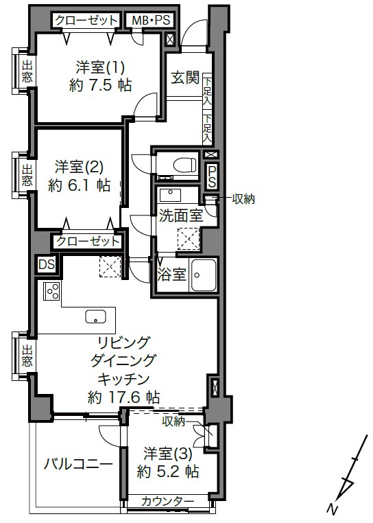 参宮橋ペアシティ 間取図・土地図