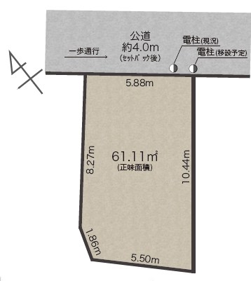 品川区小山２丁目　新築戸建　全1棟 区画図