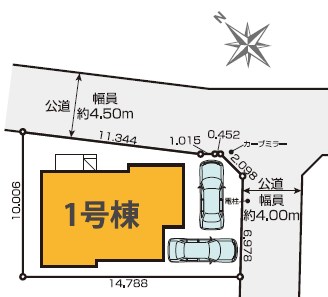 狛江市岩戸南３丁目　新築戸建　全1棟 区画図