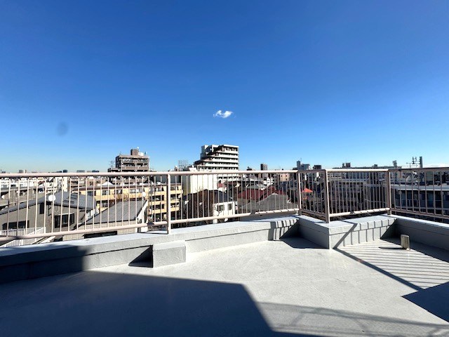 北千束スカイマンション 現地写真（バルコニー）